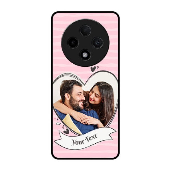 Oppo F27 Pro Plus 5G Custom Glass Phone CaseVintage Heart Design
