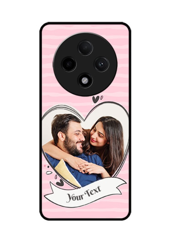 Oppo F27 Pro Plus 5G Custom Glass Phone CaseVintage Heart Design