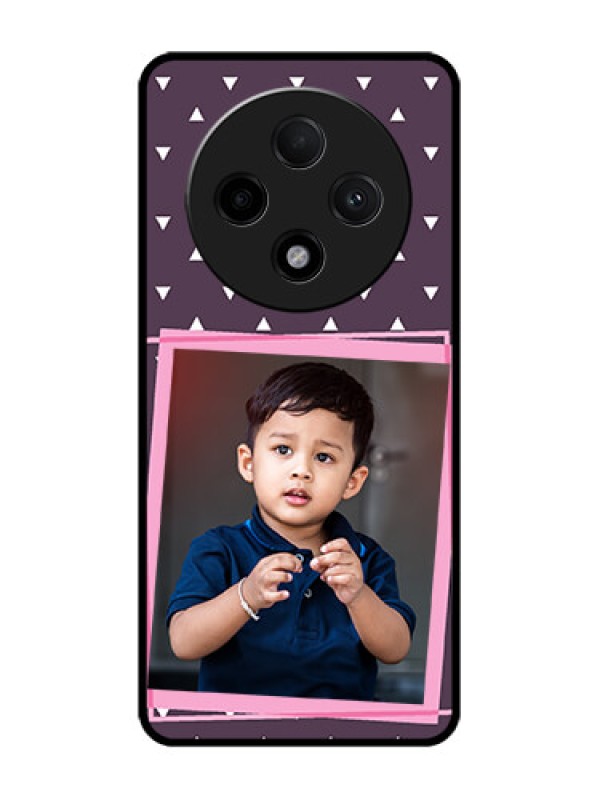 Custom Oppo F27 Pro Plus 5G Custom Glass Phone CaseTriangle Pattern Dotted Design