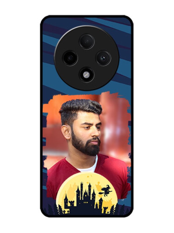 Custom Oppo F27 Pro Plus 5G Custom Glass Phone CaseHalloween Witch Design