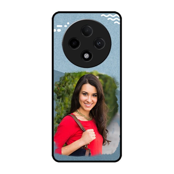 Oppo F27 Pro Plus 5G Custom Glass Phone CaseGrunge Line Art Design