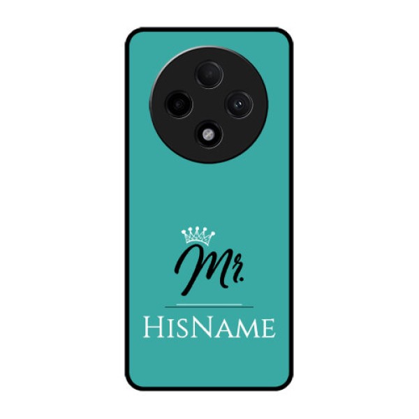 Oppo F27 Pro Plus 5G Custom Glass Phone CaseMr With Name Design