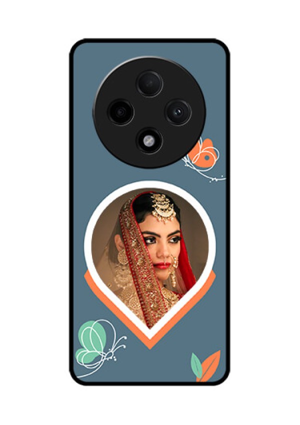 Oppo F27 Pro Plus 5G Custom Glass Phone CaseDroplet Butterflies Design
