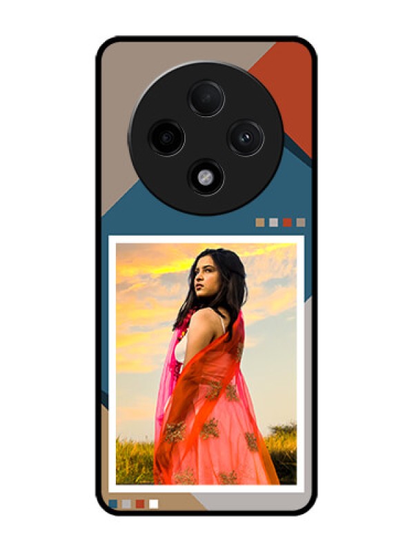 Custom Oppo F27 Pro Plus 5G Custom Glass Phone CaseRetro Color Pallet Design