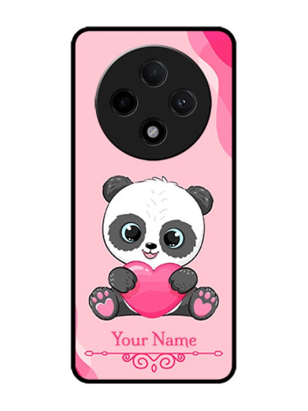 Custom Oppo F27 Pro Plus 5G Custom Glass Phone CaseCute Panda Design