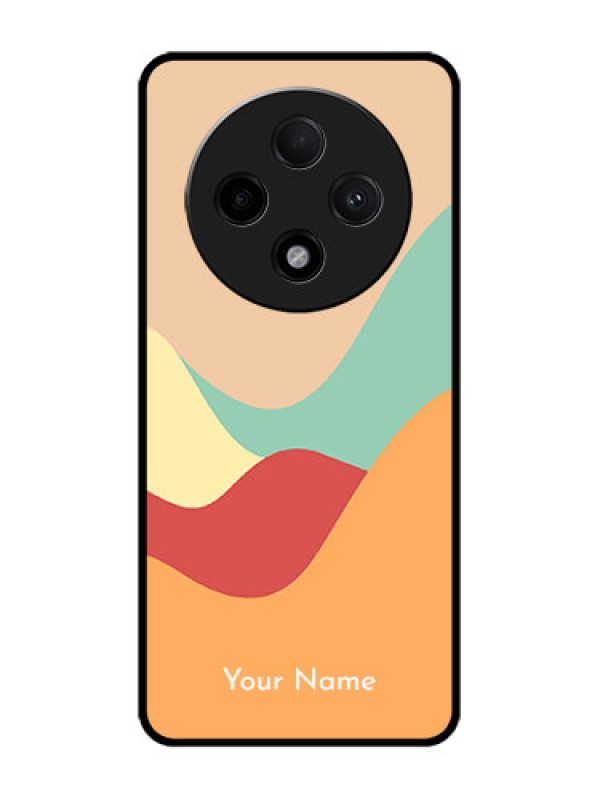 Custom Oppo F27 Pro Plus 5G Custom Glass Phone CaseOcean Waves Multi - Colour Design