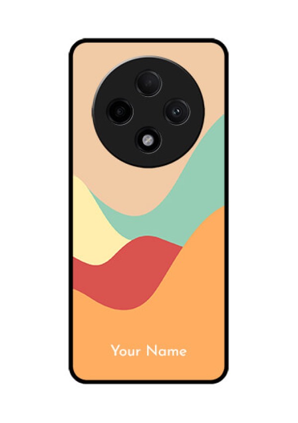 Oppo F27 Pro Plus 5G Custom Glass Phone CaseOcean Waves Multi - Colour Design