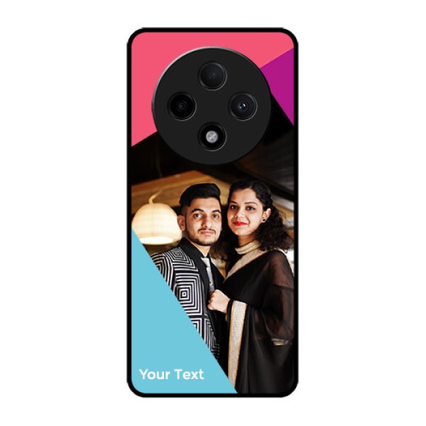 Oppo F27 Pro Plus 5G Custom Glass Phone CaseStacked Triple Colour Design