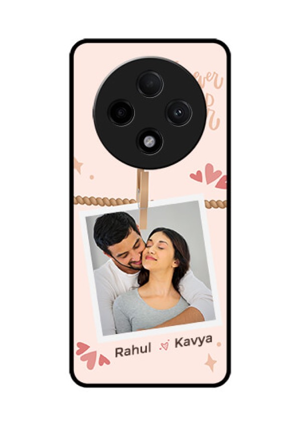 Oppo F27 Pro Plus 5G Custom Glass Phone CaseForever And Ever Love Design