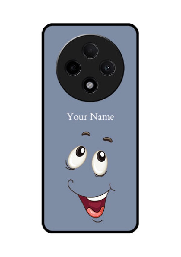Oppo F27 Pro Plus 5G Custom Glass Phone CaseLaughing Cartoon Face Design