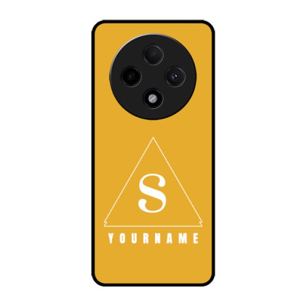 Oppo F27 Pro Plus 5G Custom Glass Phone CaseSimple Triangle Design