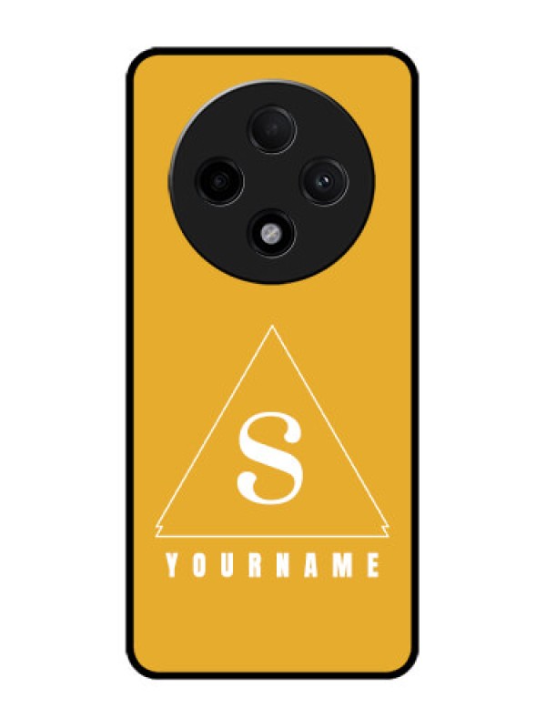 Custom Oppo F27 Pro Plus 5G Custom Glass Phone CaseSimple Triangle Design