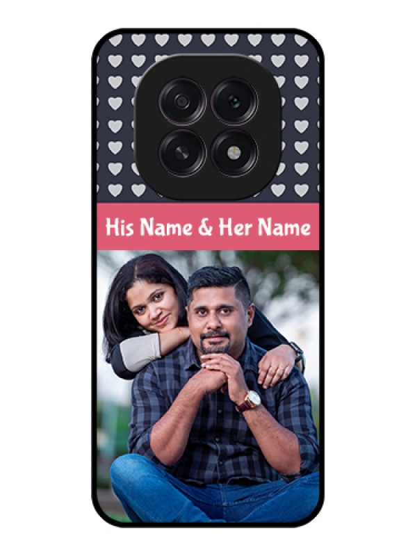 Custom Oppo F29 5G Custom Glass Phone Case - Love Symbols Design