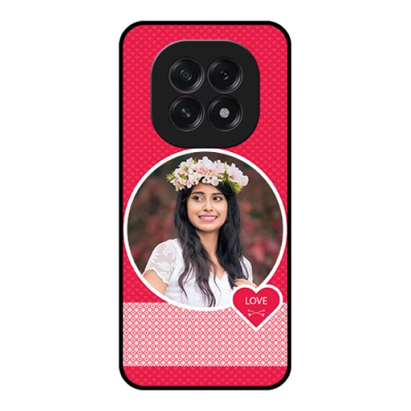Oppo F29 5G Custom Glass Phone Case - Pink Color Pattern Design Oppo F29 5G Custom Glass Phone Case - Pink Color Pattern Design