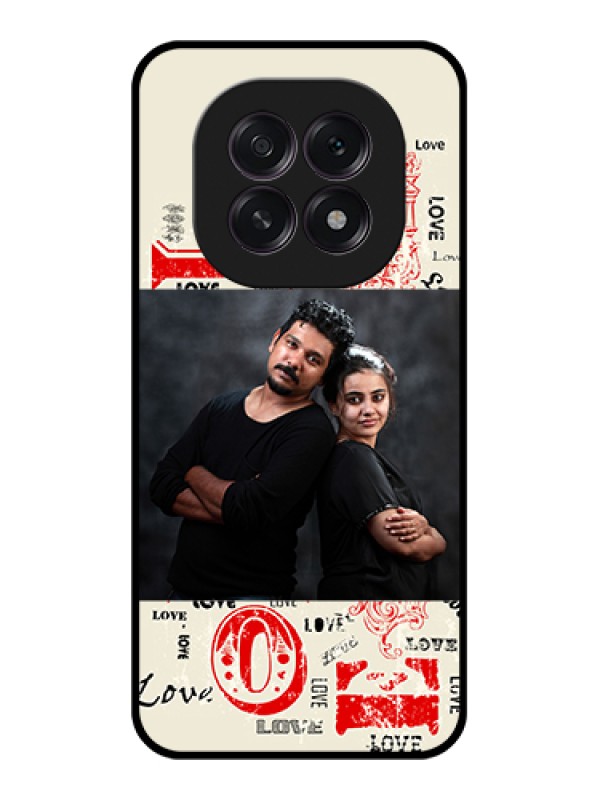 Custom Oppo F29 5G Custom Glass Phone Case - Trendy Love Design Case