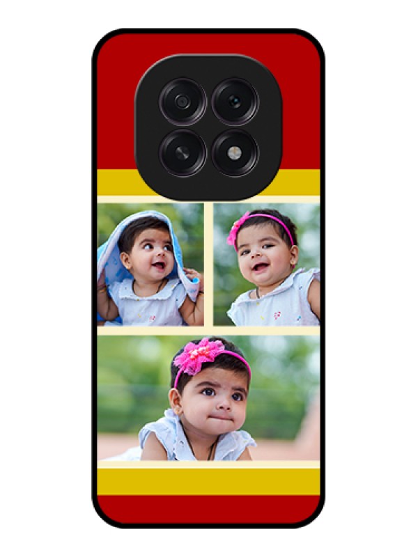 Custom Oppo F29 5G Custom Glass Phone Case - Multiple Pic Upload Design