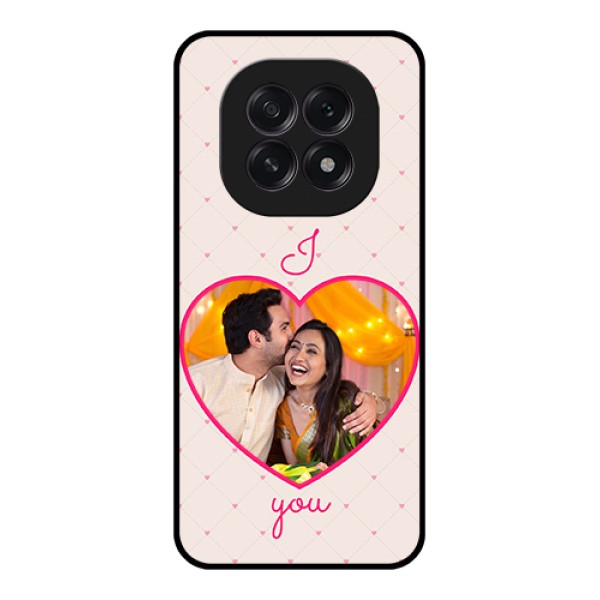 Oppo F29 5G Custom Glass Phone Case - Heart Shape Design