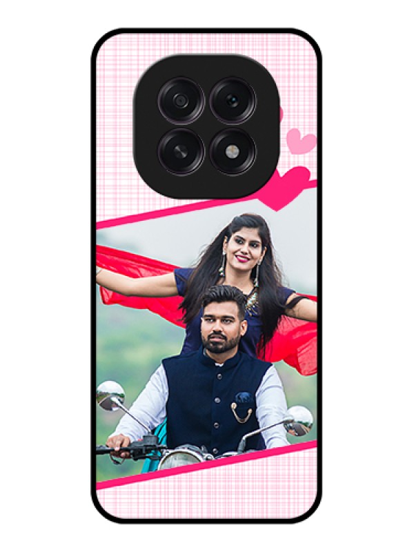 Custom Oppo F29 5G Custom Glass Phone Case - Love Shape Heart Design