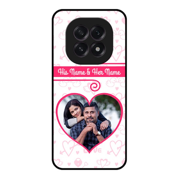 Oppo F29 5G Custom Glass Phone Case - Heart Shape Love Design Oppo F29 5G Custom Glass Phone Case - Heart Shape Love Design