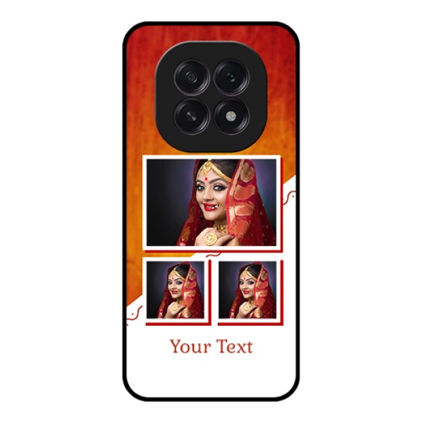 Oppo F29 5G Custom Glass Phone Case - Wedding Memories Design