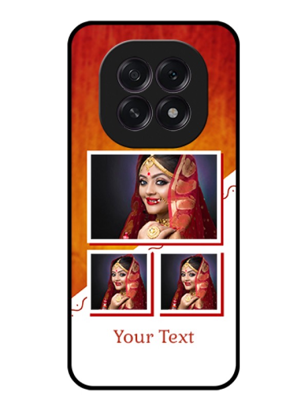 Custom Oppo F29 5G Custom Glass Phone Case - Wedding Memories Design