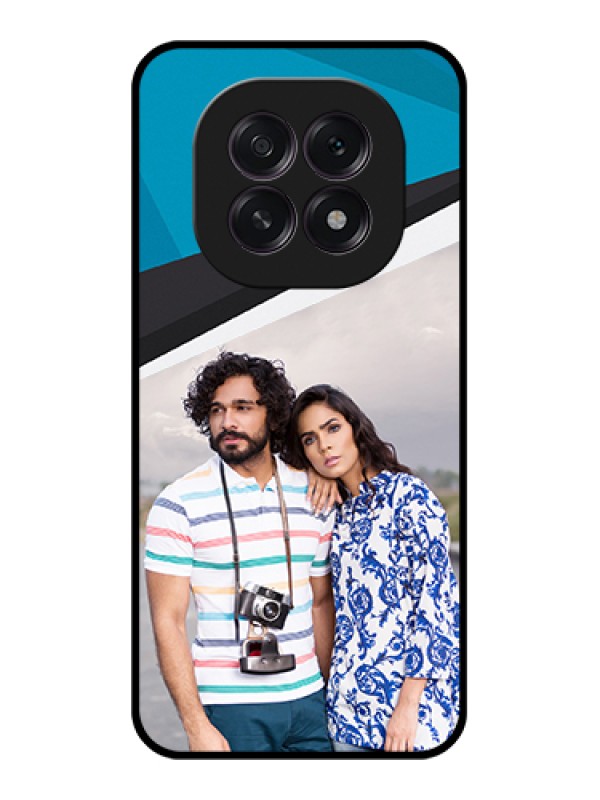 Custom Oppo F29 5G Custom Glass Phone Case - Simple Pattern Photo Upload Design