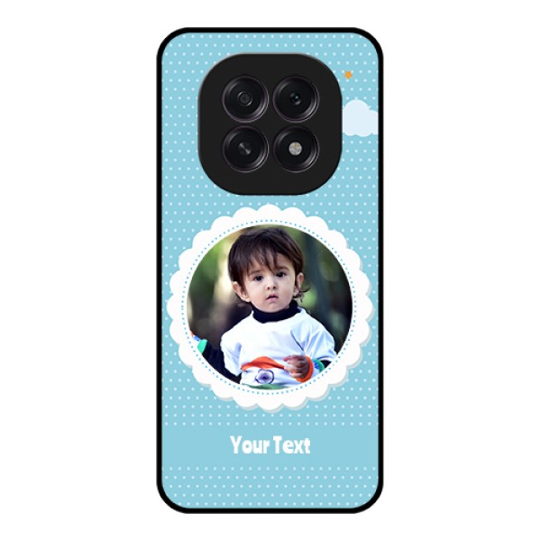Oppo F29 5G Custom Glass Phone Case - Violet Pattern Design