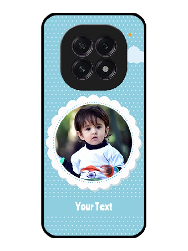 Custom Oppo F29 5G Custom Glass Phone Case - Violet Pattern Design