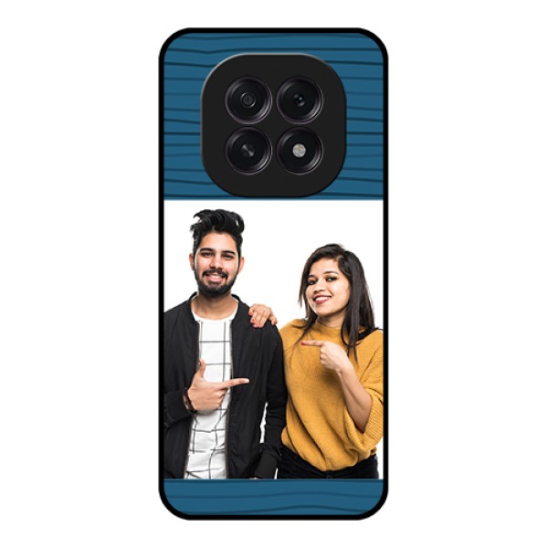 Oppo F29 5G Custom Glass Phone Case - Blue Pattern Cover Design Oppo F29 5G Custom Glass Phone Case - Blue Pattern Cover Design