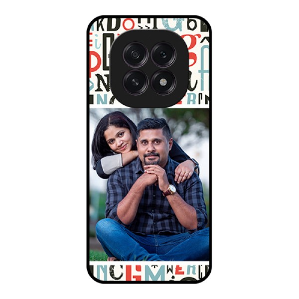Oppo F29 5G Custom Glass Phone Case - Alphabet Design