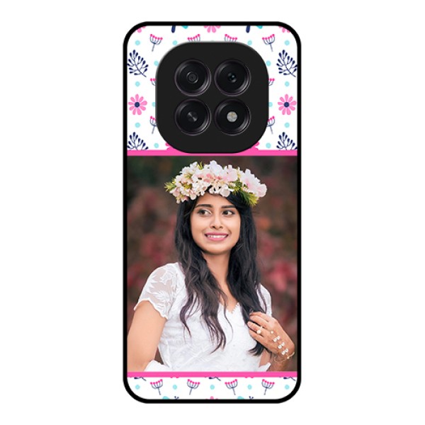 Oppo F29 5G Custom Glass Phone Case - Colorful Flower Design Oppo F29 5G Custom Glass Phone Case - Colorful Flower Design