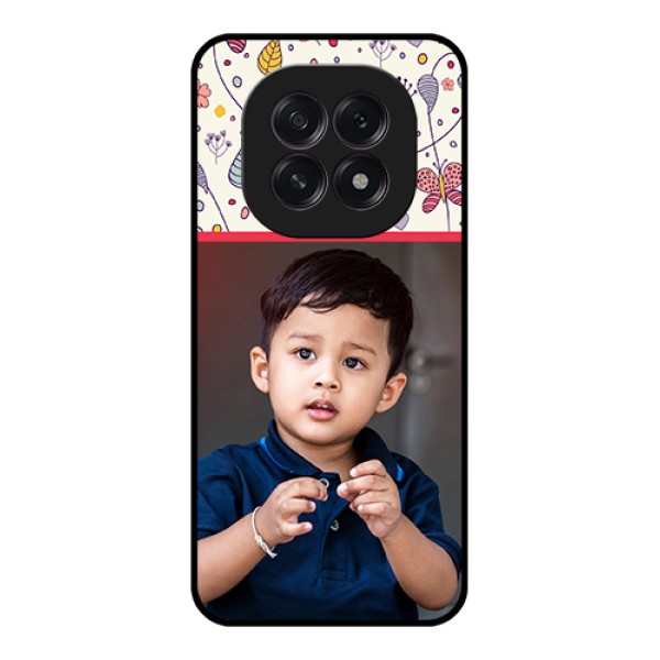 Oppo F29 5G Custom Glass Phone Case - Premium Floral Design