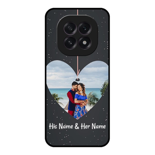 Oppo F29 5G Custom Glass Phone Case - Hanging Heart Design