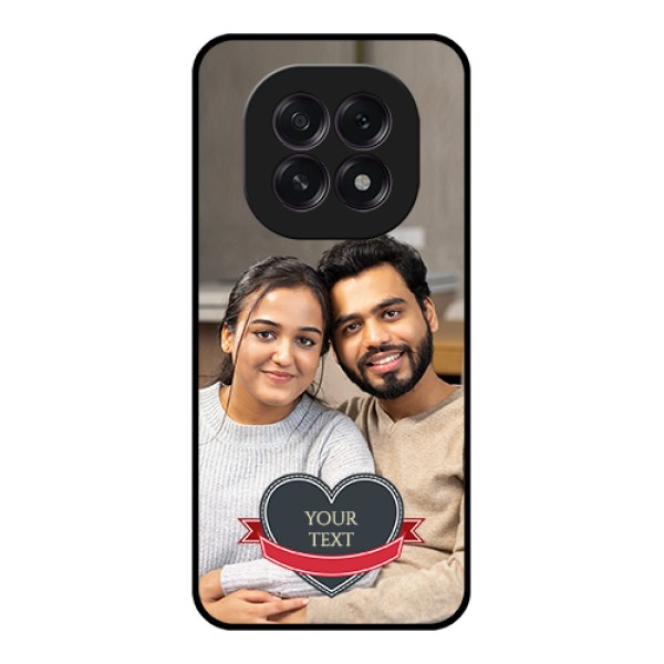Oppo F29 5G Custom Glass Phone Case - Just Married Couple Design