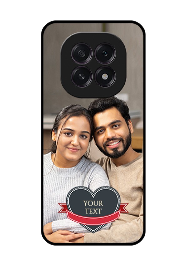 Oppo F29 5G Custom Glass Phone Case - Just Married Couple Design