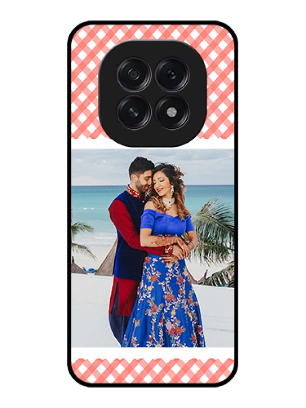 Custom Oppo F29 5G Custom Glass Phone Case - Pink Pattern Design