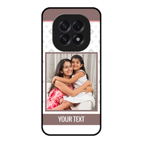 Oppo F29 5G Custom Glass Phone Case - Simple Diamond Design