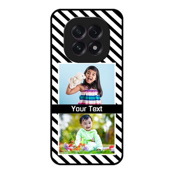 Oppo F29 5G Custom Glass Phone Case - Black And White Stripes Design Oppo F29 5G Custom Glass Phone Case - Black And White Stripes Design