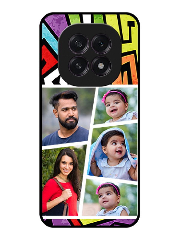 Custom Oppo F29 5G Custom Glass Phone Case - Graffiti Pattern Design