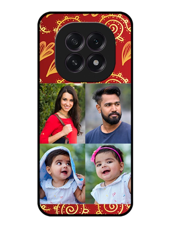 Custom Oppo F29 5G Custom Glass Phone Case - 4 Image Traditional Design