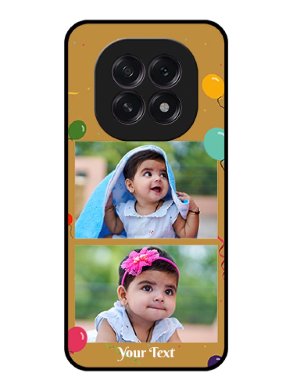 Custom Oppo F29 5G Custom Glass Phone Case - Image Holder With Birthday Celebrations Design