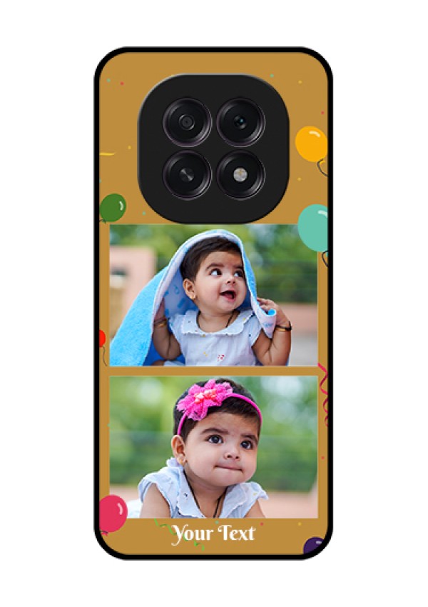 Oppo F29 5G Custom Glass Phone Case - Image Holder With Birthday Celebrations Design