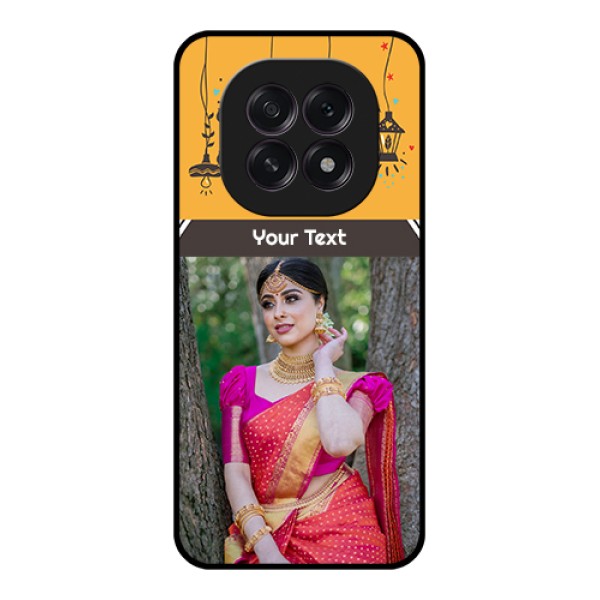 Oppo F29 5G Custom Glass Phone Case - With Family Picture And Icons Oppo F29 5G Custom Glass Phone Case - With Family Picture And Icons