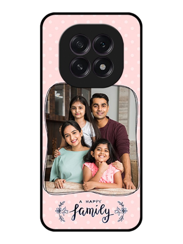 Custom Oppo F29 5G Custom Glass Phone Case - Family With Dots Design
