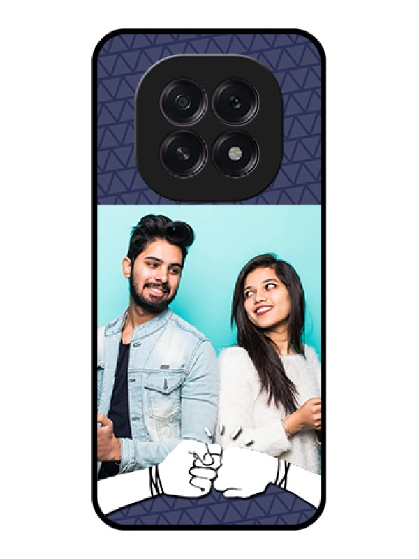 Custom Oppo F29 5G Custom Glass Phone Case - With Best Friends Design