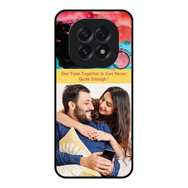 Oppo F29 5G Custom Glass Phone Case - Quote With Acrylic Painting Design Oppo F29 5G Custom Glass Phone Case - Quote With Acrylic Painting Design