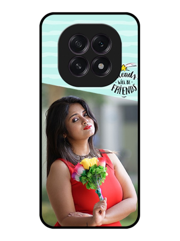 Custom Oppo F29 5G Custom Glass Phone Case - Friends Picture Icon Design