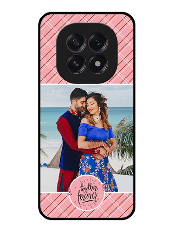 Custom Oppo F29 5G Custom Glass Phone Case - Together Forever Design