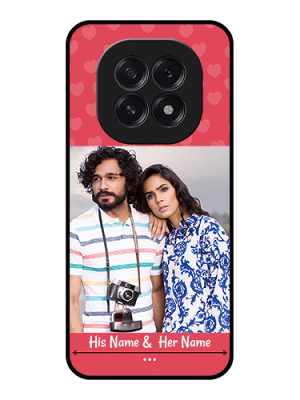 Custom Oppo F29 5G Custom Glass Phone Case - Simple Love Design