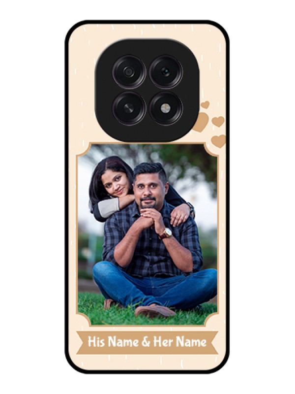 Custom Oppo F29 5G Custom Glass Phone Case - With Confetti Love Design